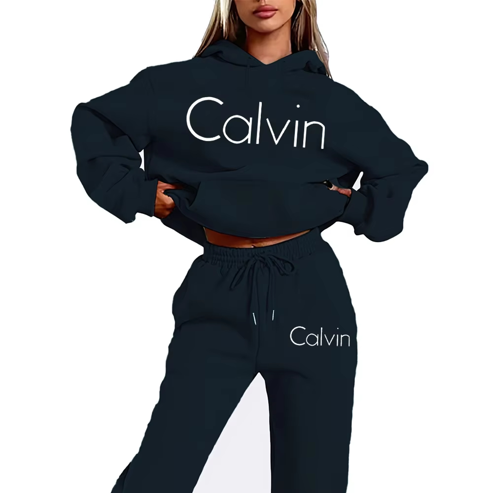 Women'S Fashion Hoodies - Heren Dames Letterprint Trainingspak Hoodie met