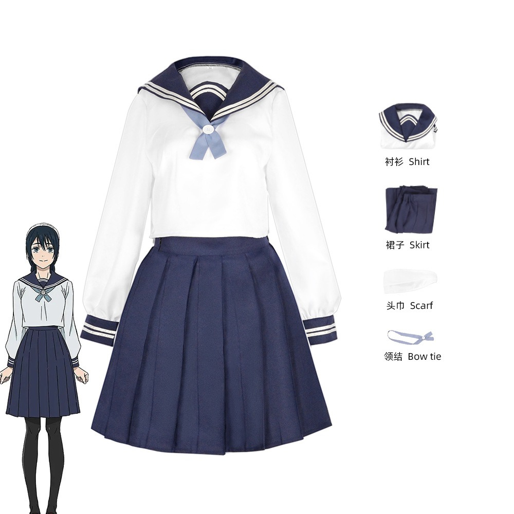 Pleated Skirt Women - Amanai Riko Cosplay Kostuum Jujutsu Kaisen