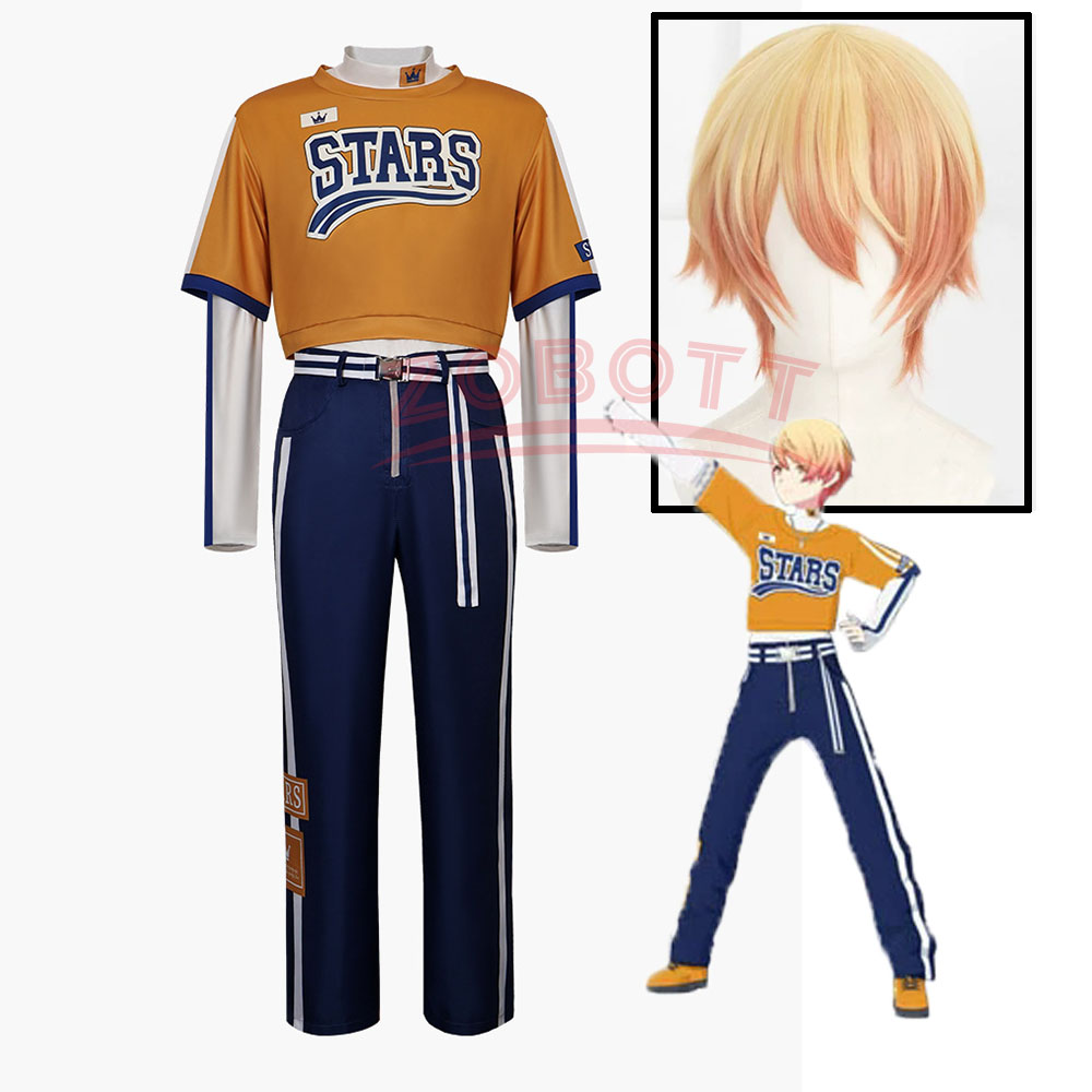 Belted Shirt Dress - Tenma Tsukasa Cosplay Kostuum Sportieve Stijl