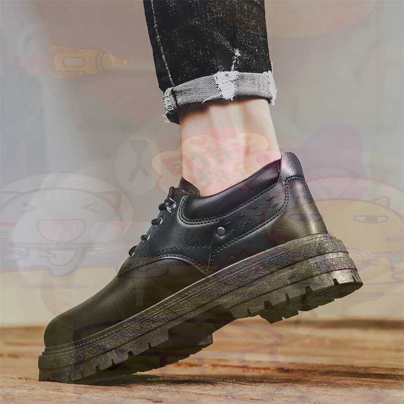 Women'S Fashion From The 50S - Donker natuurlijk leer Mode-sneakers Tennis Herensneakers