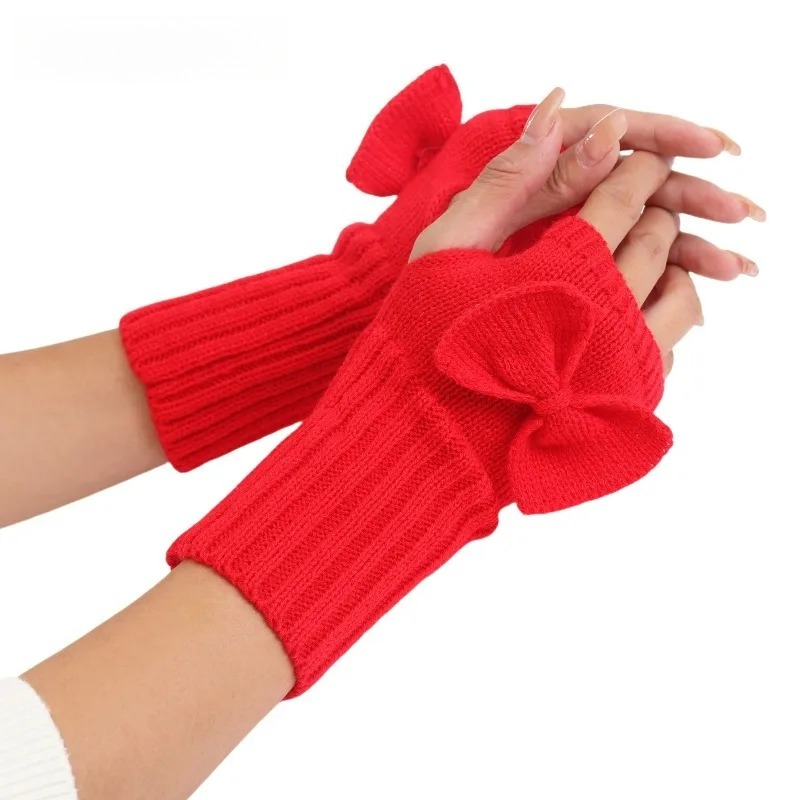 Women'S Fashion Gloves - Gebreide handschoenen zonder vingers – Zachte,