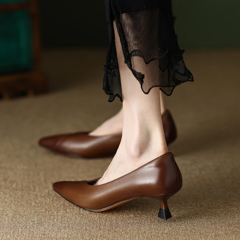 Women'S Fashion Quick Delivery - Vierkante hakken met medium damespumps Damesschoenen