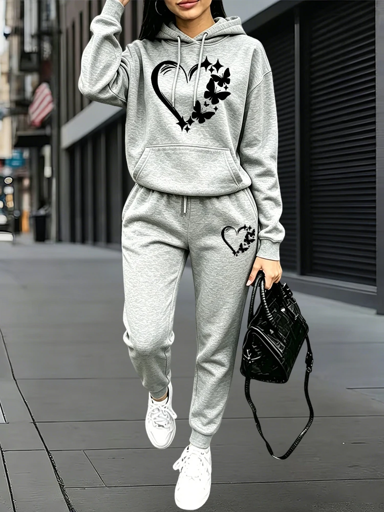 Women'S Fashion Hoodies - 2026 Nieuwe Mode Dames Trainingspak Hoodies