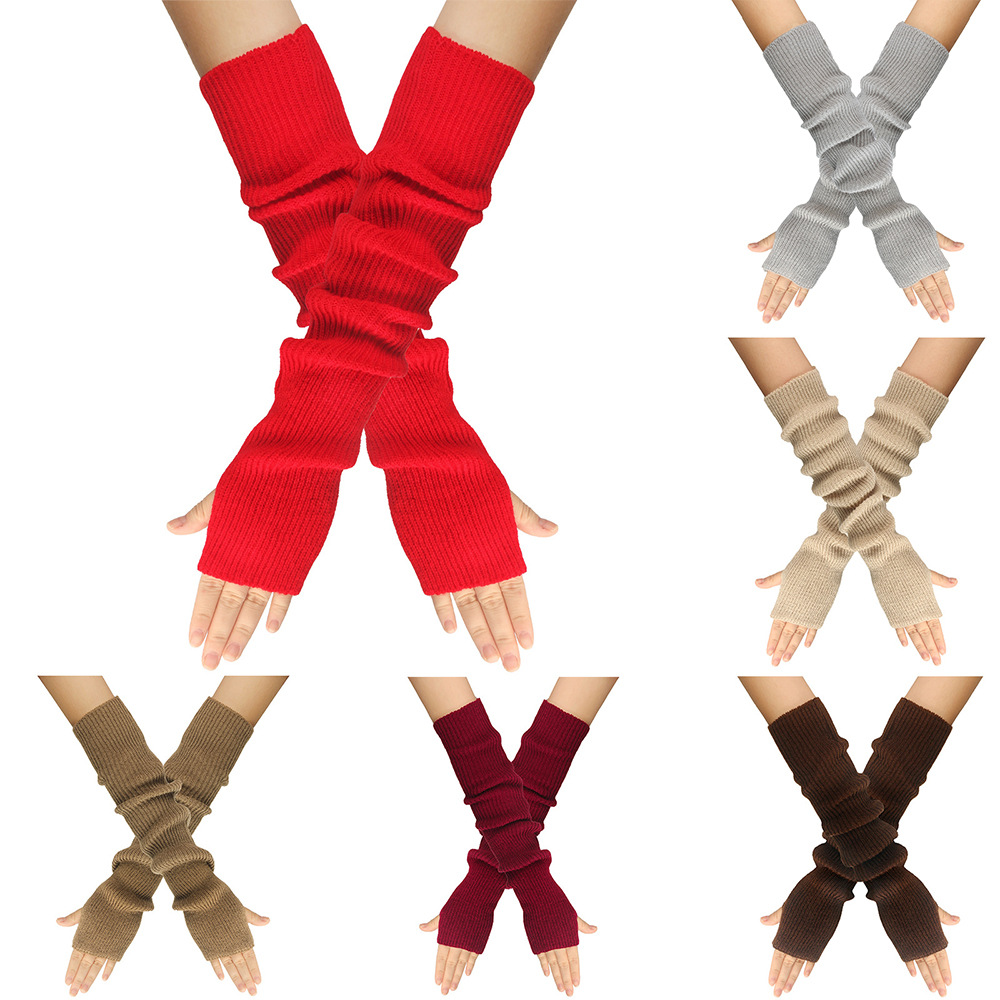 Women'S Fashion Gloves - Herfst en winter gebreide handschoenen voor