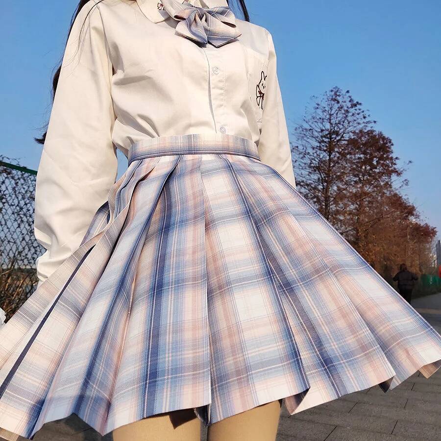 Pleated Skirt Women - Vrouwen Jk Mini Rokken Japanse Hoge