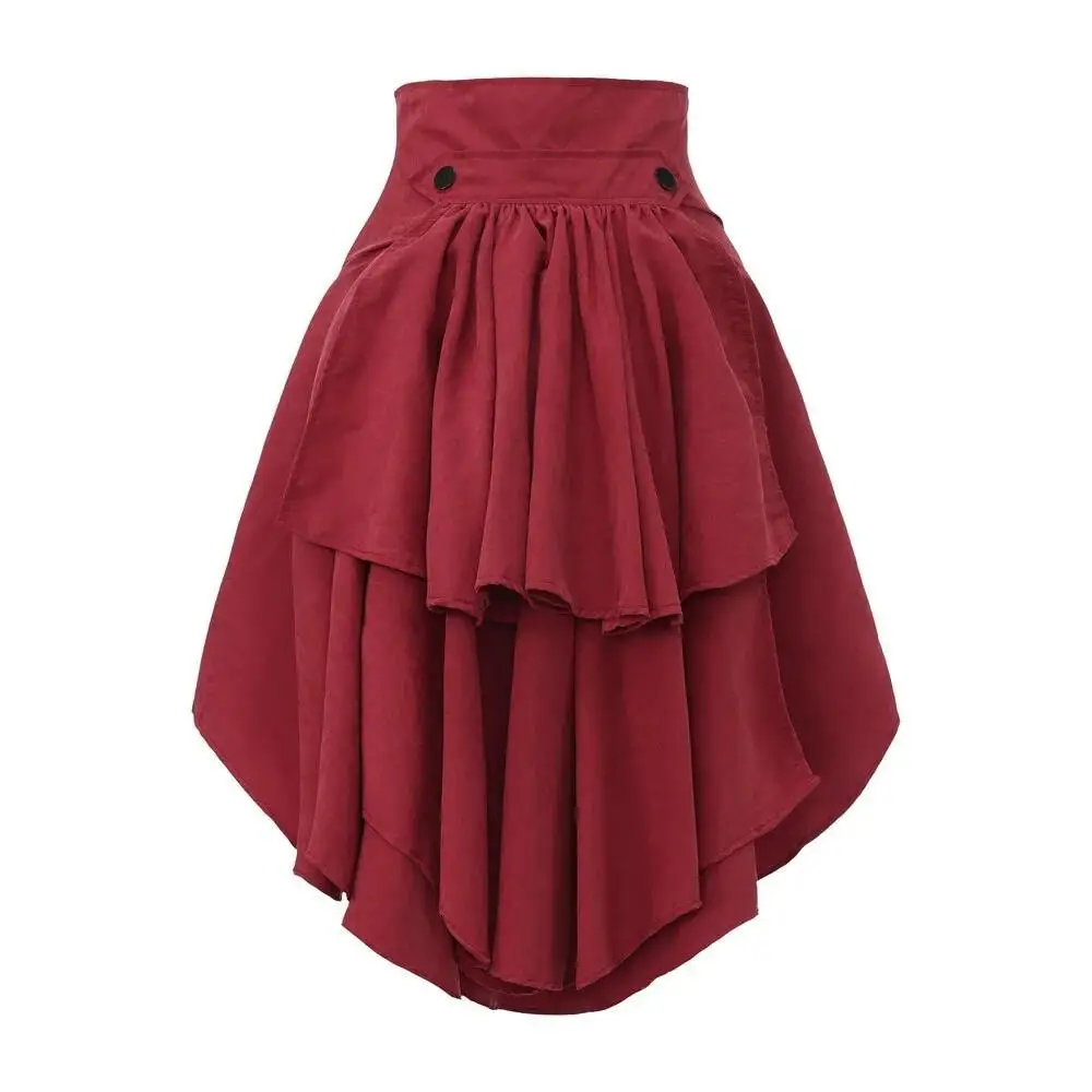 Dames punk tailcoat renaissanc - Pleated Skirt Women recensie en prijs