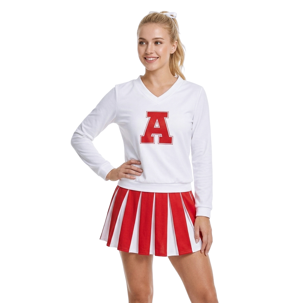 Betty Nerd Cheerleader Uniform - Pleated Skirt Women recensie en prijs