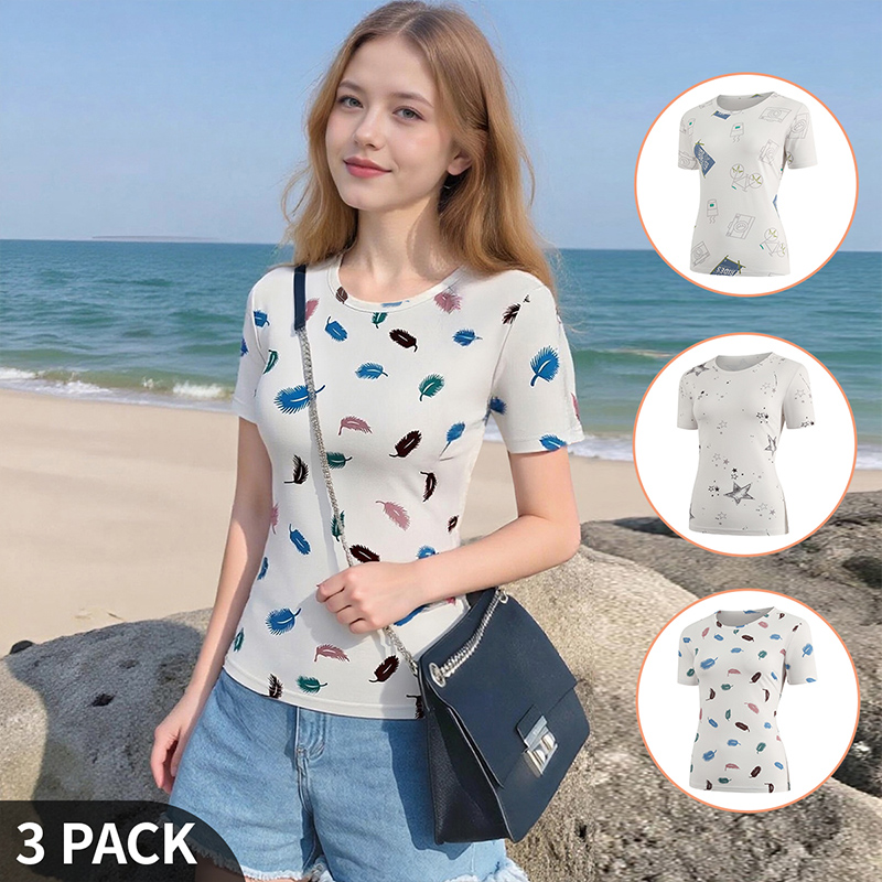 Dames T-shirt met korte mouwen - Women Fashion Wear recensie en prijs