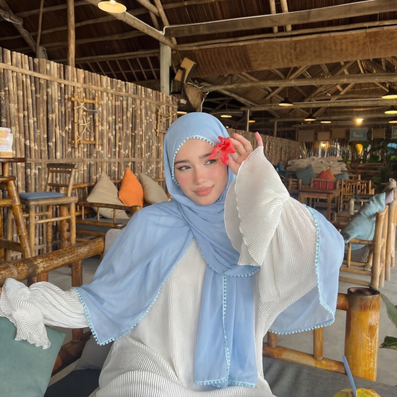 Chiffon moslim hijab delicate  - Women Fashion Wear recensie en prijs