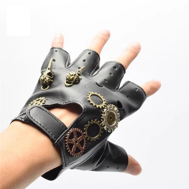 Steampunk PU lederen vingerloz - Women'S Fashion Gloves recensie en prijs