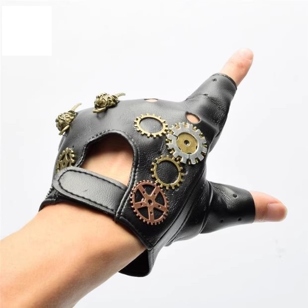 Steampunk PU lederen vingerloz - Women'S Fashion Gloves recensie en prijs