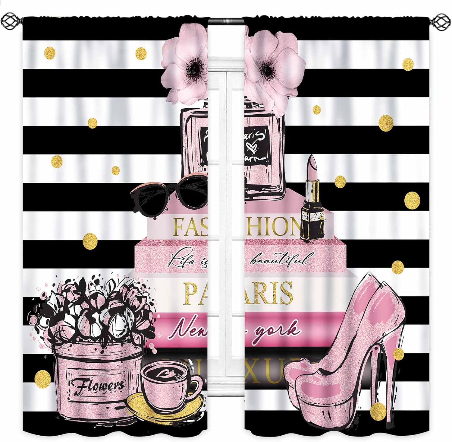 Roze mode damesgordijn voor sl - Women'S Fashion Magazine recensie en prijs