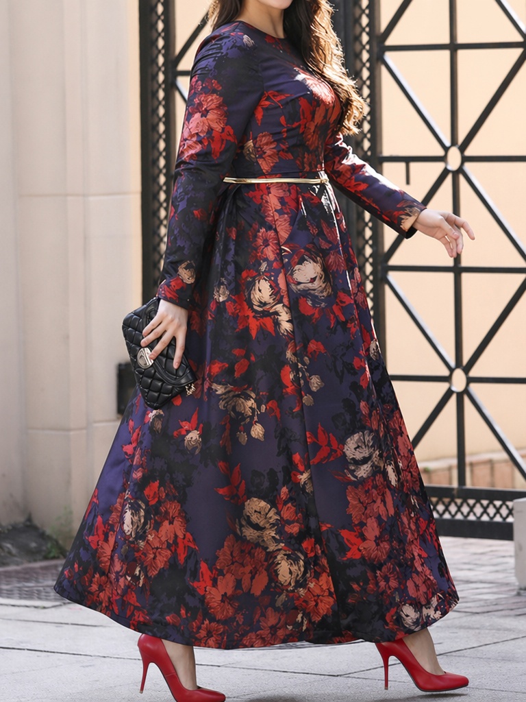 DEVCHATA Plus Size Dames Vinta - Maxi Dress Boho recensie en prijs
