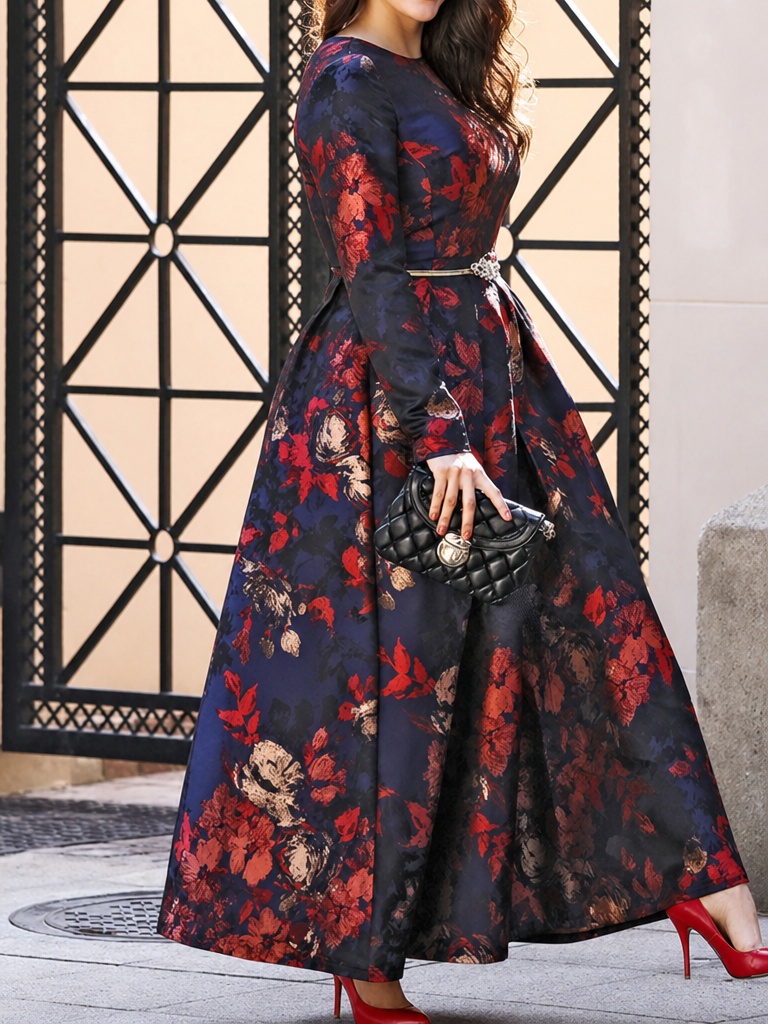 DEVCHATA Plus Size Dames Vinta - Maxi Dress Boho recensie en prijs