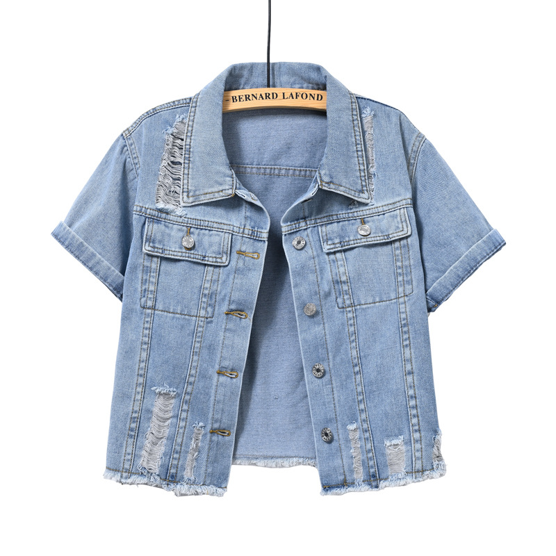 Lichtgekleurd kort denim jack  - Women'S Fashion Jackets Amazon recensie en prijs