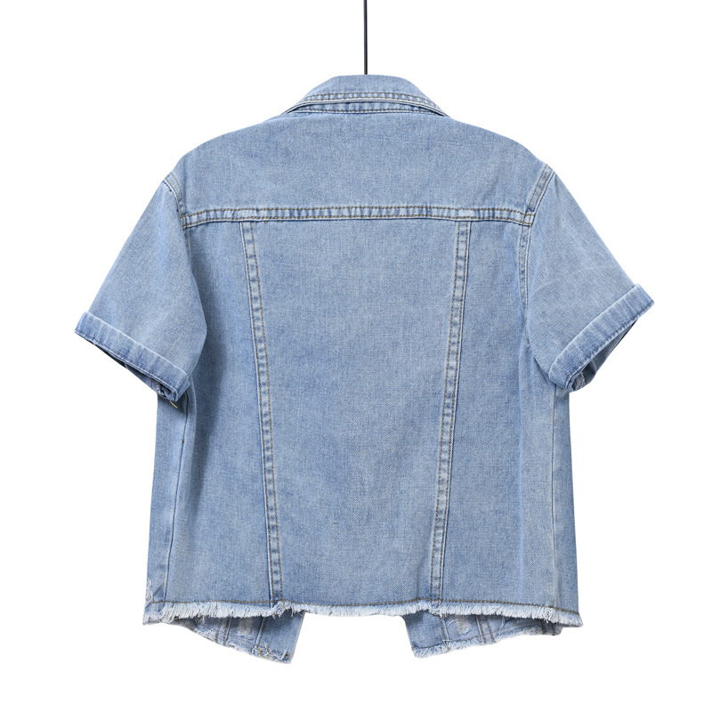 Lichtgekleurd kort denim jack  - Women'S Fashion Jackets Amazon recensie en prijs