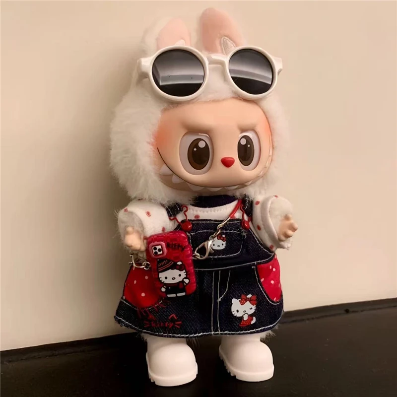 15 17 cm Voor Labubu Pop Polka - Belted Shirt Dress recensie en prijs