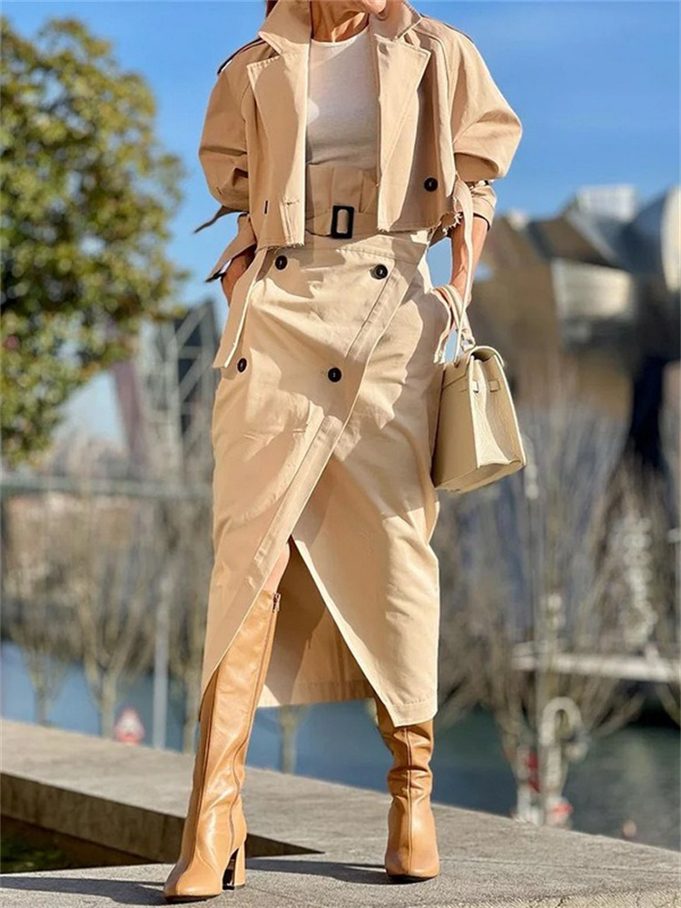 Wmstar 2 Delige Sets Vrouwen N - Belted Shirt Dress recensie en prijs