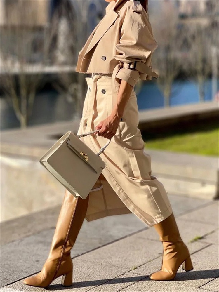 Wmstar 2 Delige Sets Vrouwen N - Belted Shirt Dress recensie en prijs
