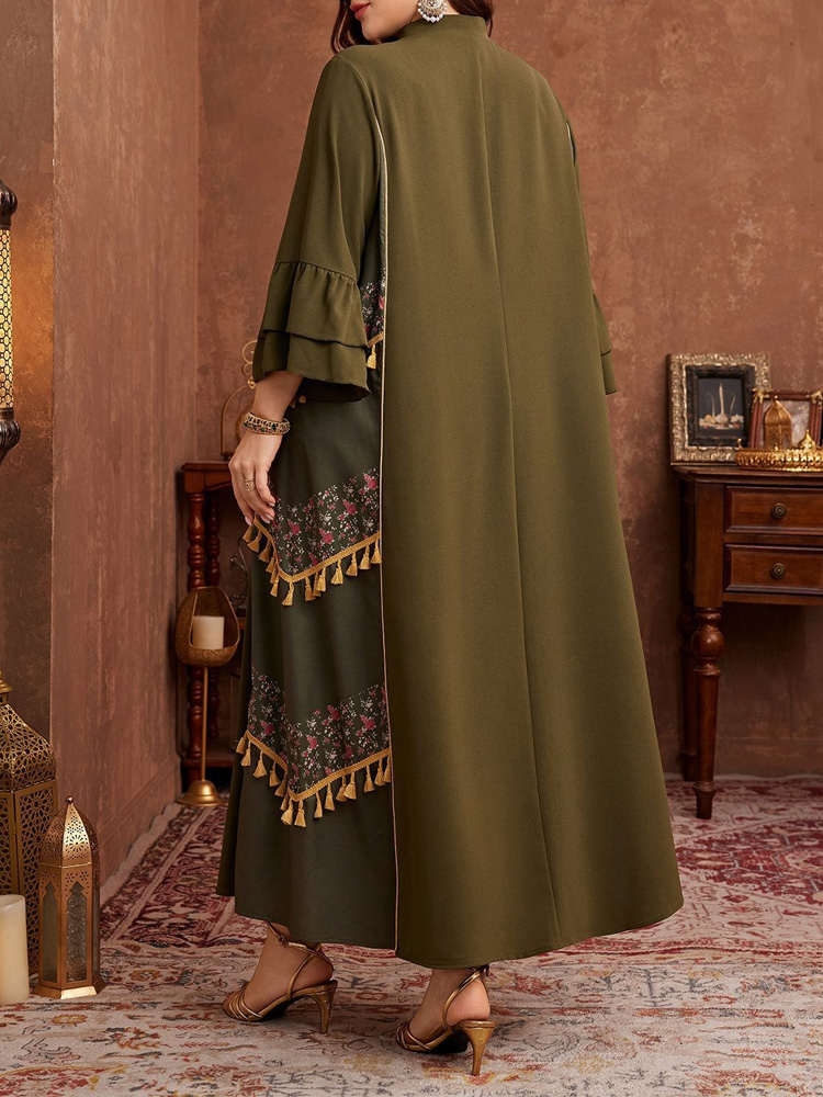 GIBSIE Plus Size Etnische Stij - Maxi Dress Boho recensie en prijs